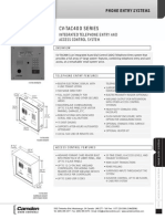Camden CV-TAC4WC Data Sheet