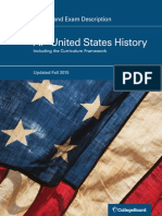 AP U.S. History Course and Exam Description