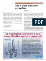 How To Choose A Wine Crossflow Microfiltration System