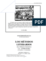 Díaz-Plaja, Guillermo - Los Métodos Literarios