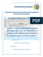 Informe de Analisis Del Rio Portoviejo