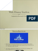 Walt Disney Studios: Animation Research Task