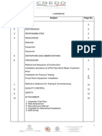 Method Statement For The Installation of Water Treatment Plant