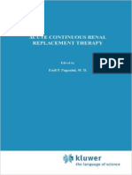 Acute Continuous Renal Replacement Therapy