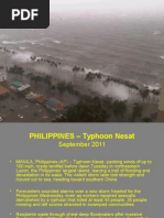 Philippines Typhoon Pedring Sept 2011