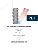 Principle of Superposition - 3D Bernoulli Beam