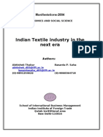 Indian Textile Industry in The Next Era-2004