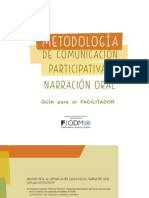 Metodologia Comunicacion Participativa Narracion Oral