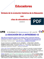 Síntesis de La Evolución Histórica de La Educación