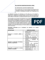 Analisis Del Sector Construccion en El Peru