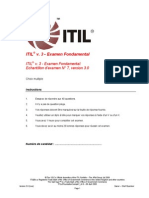 Examen Blanc 02 - ITIL V3 Foundation