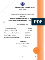 Analisis Foda Barriga Verde, Piscologia Industrial