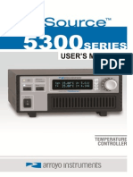 Arroyo 5300 Tec Source Users Manual