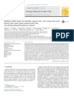 Solar Energy Materials & Solar Cells