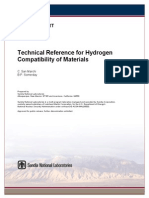 Technical Reference For Hydrogen Compatibility of Materials