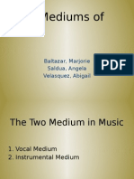 Medium of Music