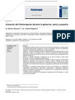 Actuacion Del Fisioterapeuta Durante La Gestacion Parto y Posparto