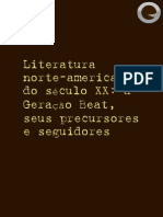 Literatura Norte-Americana Do Século XX A Geração Beat, Seus Precursores e Seguidores