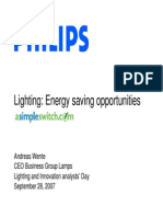 Lighting: Energy Saving Opportunities