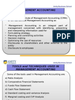 Management Accounting: Amity Business School