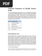 National Institutes of Health Stroke Scale