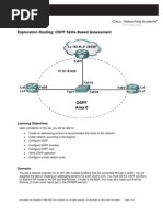 Exploration Routing: OSPF Skills Based Assessment