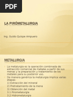 Presentación #16 Procesos Pirometalurgicos .PPT Ucps Unsa