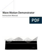 Wave Motion Demonstrator: Instruction Manual