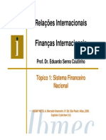 Aula 1 - Finanças Internacionais