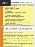 Relacion Consultor - Cliente