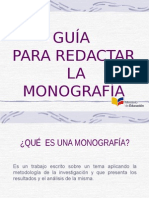 Pasos para Realizar La Monografia