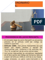 Juicio Ordinario Mercantil