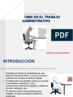 Ergonomia en El Trabajo Administrativo