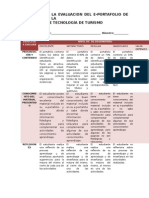 Rubrica para La Evaluación Del E-Portafolio de Evidencias