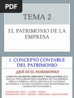 Tema 2 El Patrimonio de La Empresa