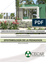 Epistemologia de La Pedagogia-Epistemologia de La Pedagogia