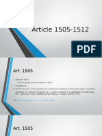 Article 1505-1512