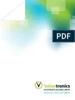 Valuetronics 2014 ANNUAL REPORT