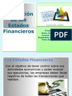 Proyección de Los Estados Financieros