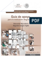 Guia de Apoyo Evaluacion Diagnostica Secundaria Ingles