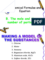 Chemical Formulae and Equation