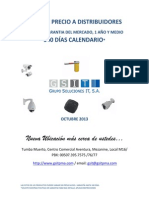 Catalogo de CCTV y Control de Acceso A Distribuidor Octubre 2013