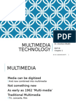 Multimedia Technology Chapter 1 Introduction