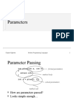 Parameters: Chapter Eighteen Modern Programming Languages 1