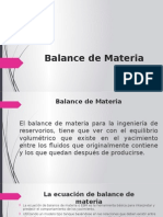 Balance de Materia