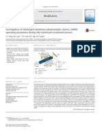 Investigation of Submerged Membrane Photocatalytic Reactor (SMPR) Operating Parameters During Oily Wastewater Treatment Process