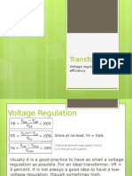 Transformer (Voltage Regulation and Efficiency)