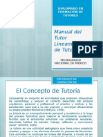 5.1.1. Resumen Del Manual Del Tutor Del SNIT y Lineamiento Del Programa