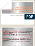 Nursing Process Osteosarcoma