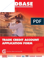 Trade Credit Account Application Form